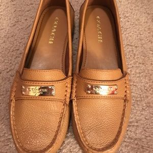 Coach Fredrica loafer women 7.5B tan